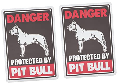 FONDOTIN 2pièces Panneaux Avertissement Chien Vintage Lot De De Danger Pour Jardin Et Cour Décoration Rétro Pour Extérieur
