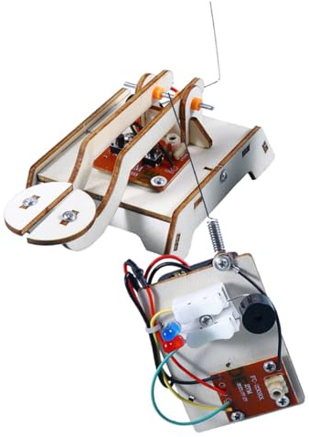 Alasum Set 2 Pezzi Telegrafo in Legno, Giocattolo Scientifico Fai da Te Educativo, Kit Esperimenti Scientifici e Artigianato Manuale per Apprendimento e Divertimento Familiare
