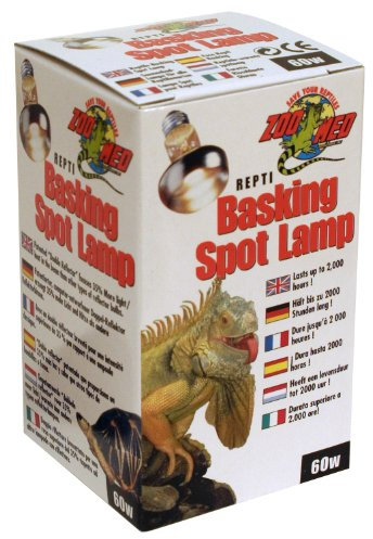 Zoo Med SL-60E Repti Basking Spot Strahler 60 Watt, für Wärme und Licht im Terrarium, 1 Stück (1er Pack)