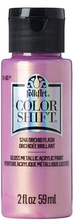 Plaid 5246 Folkart Colour Shift Acrylic Paint, Orchid, 2oz/59ml
