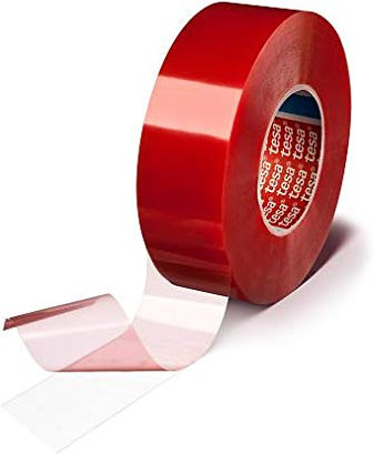 Tesa 4965 Klebeband, doppelseitig, für Laminier- und Befestigungen, Pet Ständer, Acryl, stark haftend, 205μm, 50 m x 12 mm, transparent, 72 Stück