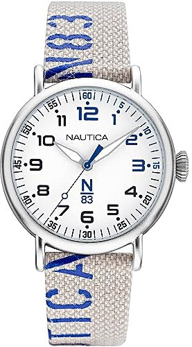 Nautica Reloj Casual NAPLSS014, Beige, Pulsera