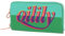 Oilily Logo Mania Card Zip Wallet L Mint Leaf
