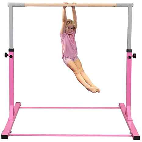 Barres de gymnastique Barre de gymnastique réglable en hauteur Gymnastique enfants barre d'escalade barre d'escalade Barre extensible Gymnastique Barre Barres Équipement de course