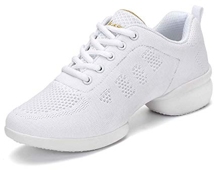 CERYTHRINA Jazzskor för kvinnor snörning sneakers moderna dansskor plattform promenaddansskor