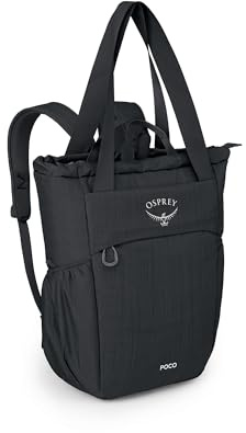 Osprey Poco Baby Changing Tote - Travel Diaper Bag with Changing Pad, Black