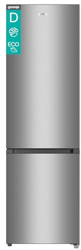 Gorenje RK418DPS4 Kühl-Gefrierkombination/Freistehend/Energieeffizienzklasse: D / 39 dB / 269 L/Eco-Modus/CrispZone/Metal-Tech Cooling/Türanschlag wechselbar/HxBxT:180 x 55 x 55,7cm
