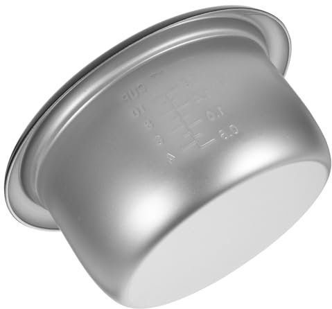 Genérico Revestimiento Olla Arrocera Olla Interior Aluminio Utensilios Cocina Olla Interior Repuesto Suministro Cocina Olla Arrocera Portátil Ollas