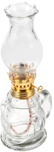 Homoyoyo Lámpara Aceite Mecha De Queroseno Vintage De Resistente Altas Temperaturas para Decoración y Emergencia Interiores y Exteriores