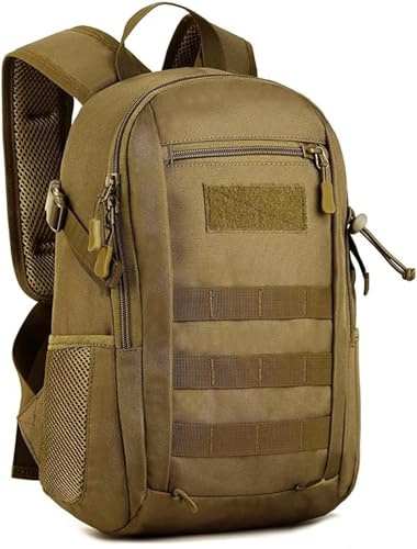 Grand sac à dos tactique militaire étanche 20 L pour randonnée, trekking, chasse, camping, kaki, L
