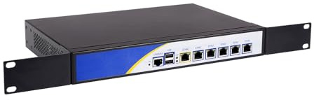 Firewall, PFSense, OPNsense, VPN, Network Security Micro Appliance, Router PC, Atom D525, RS03, 6 x Gigabit LAN, 2 x USB, COM, VGA, Fan, 4G RAM, 128G SSD