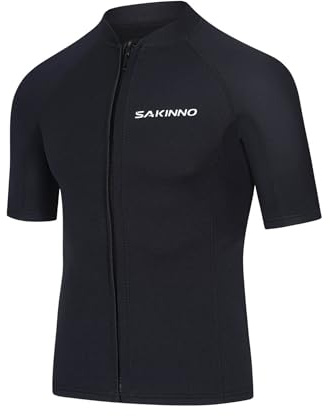 Monduelle våtdräkt, topp, 2 mm, neoprenjacka för män, neoprendräkt, toppar med dragkedja, dykjacka, simning, surfing, snorkling