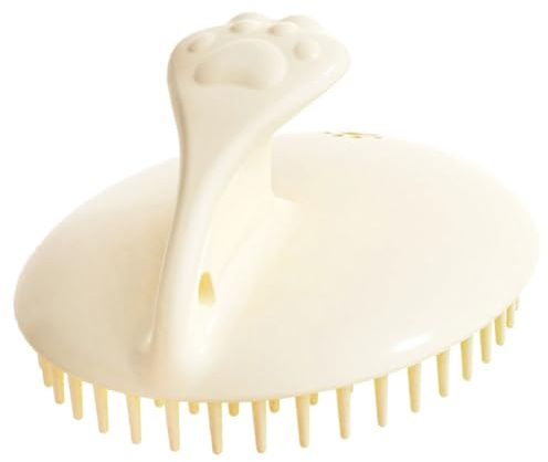 LOORGVEL Cepillo de Masaje para Cuero Cabelludo Champú Cepillo Exfoliante Flexible para Cabello Seco y Húmedo Masajeador Capilar Pequeño y Ligero para Ducha y Cuidado del Cabello