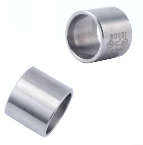 Gdfnmogo Boccola DU in acciaio inossidabile per mountain bike, boccola ammortizzatore posteriore 12,7 mm, autolubrificante per distanziatore ammortizzatore posteriore, ricambio per Fox