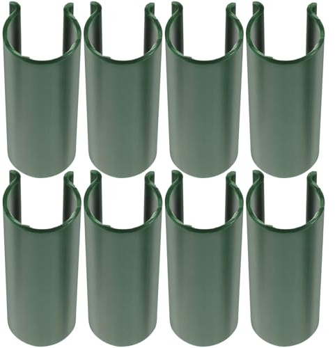 GLEAVI Morsetti per Serra Clip a Scatto in Pvc Durevoli, Fascette per Tubi da 19mm, Set da 32 Pezzi per Coperture e Teloni Ombreggianti, Accessori Giardino per Fissaggio Rapido