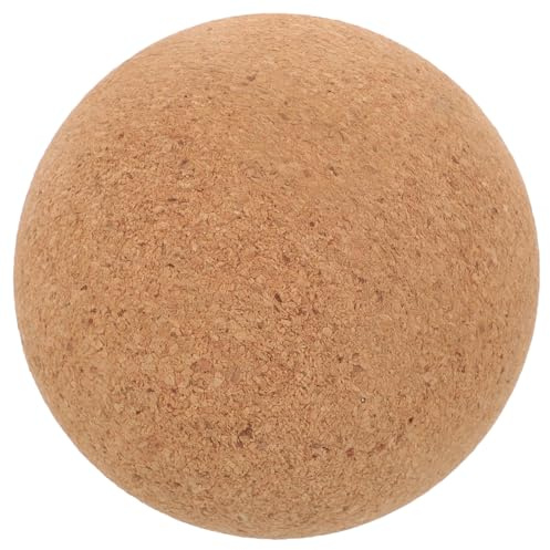 ARTIBETTER Pelota de Masaje de Corcho Natural 6 Cm para Fascia y Músculos, Pelota de Rodillo Muscular Multiusos para Cuello, Espalda y Pies, Herramienta Portátil para Relajación y Bienestar