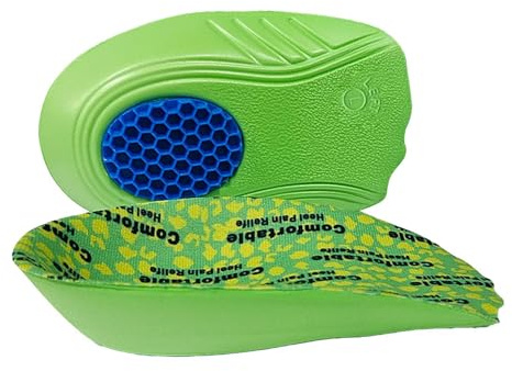 Inserciones de cuña para el talón: plantillas elevadoras de zapatos, almohadillas amortiguadoras de EVA TPE | Cojines para el talón para aumentar la altura para aliviar dolor, soporte de masaje par