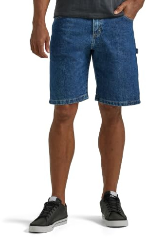 Wrangler Authentics Men's Big & Tall Classic Relaxed Fit Carpenter Short, Retro Stone, 44
