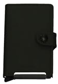 Secrid Miniwallet Matte Green-Black Kartenhalter aus echtem Leder und Aluminium, Maße: 65 x 102 x 21 mm, MM-Green-Black
