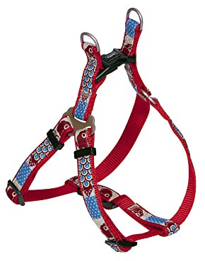 Nobby One Touch Geschirr Style, rot, L: 50-65 cm, B: 20 mm, 1 Stück