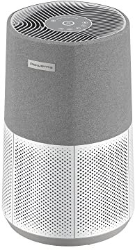 Rowenta PU2840 Pure Air City Luftreiniger | 360° HEPA-Filter | Clean Air Delivery Rate (CADR) von 240 m3/h | intelligente Luftreinigung | geräuscharm | App zur Kontrolle | Weiß mit Textilfinish