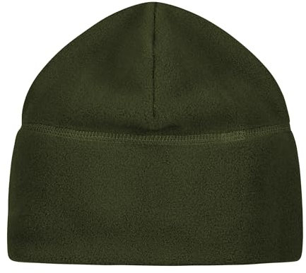 M MCGUIRE GEAR GI Polartec 100 Fleece Watch Cap Beanie, Lightweight Fitted Cap, Tactical Gear & Warm Winter Hat Made in USA (Olive Drab)
