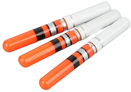 Flotteur LED de Pêche de Nuit, Bâton de Feu Arrière Lumineux et Lumineux, avec Batterie CR322, pour Les Amateurs de Pêche (Rouge)