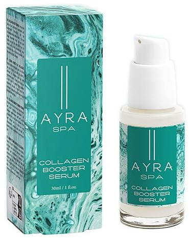 AYRA SPA - Vegan Collagen Booster-serum | 100 % naturligt ursprung | uppmuntrar naturlig kollagen produktion | Firming & Hydrating | VEGAN & Cosmos Certified