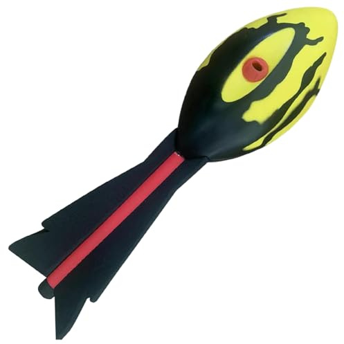 Ngbbby Giocattoli da Lancio Giocattolo da Lancio aerodinamico a Razzo in Schiuma PU per lanci a Lunga Distanza Giocattoli da Esterno per Bambini Stile Sportivo 2