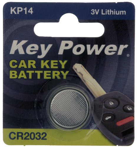 Key Power CR2032-KP Car Key Fob Lithium Battery 3 V