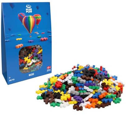 Plus-Plus 9603350 Geniales Konstruktionsspielzeug, Open Play Basic, Bausteine-Set, 300 Teile