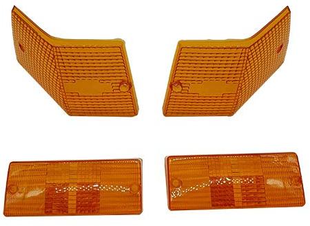 One by Camamoto cod 77670018 Intermitentes Delantero y Trasero Kit Lente Naranja Compatible con Piaggio Vespa px 125-150-200cc Arcobaleno | R.O. Hormigas 185976-185977 / Correo. 185978-185979