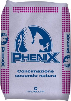 ITALPOLLINA CONCIME Organico Ricco di POTASSIO Phenix Sacco da 25 kg