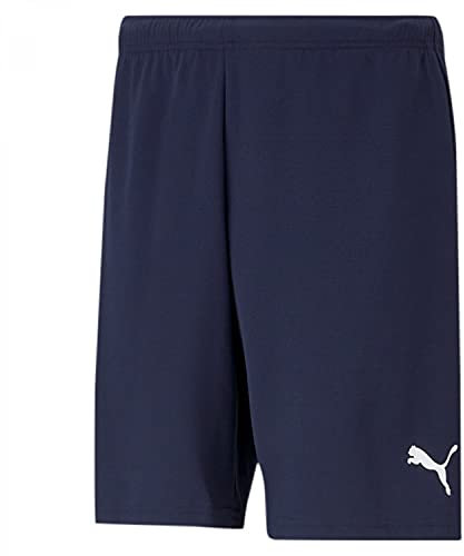 PUMA Herren Teamrise Shorts, Peacoat-puma White, XL EU