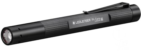 Ledlenser P4 Core Taschenlampe, maßgeschneidertes Licht durch das Advanced Focus System, 90 Lumen, 6 Stunden Laufzeit, ultrakompakt und leicht, für Outdoor & Camping | 2020
