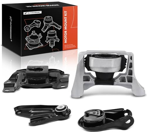 A-Premium 4PCS Engine Motor Mount and Transmission Mount Torque Strut Mount Set Compatible with Mazda 3 2010-2013, 5 2012-2015 - [L4 2.5L, Automatic Transmission] - Replace# B37F39040F, BBN339040