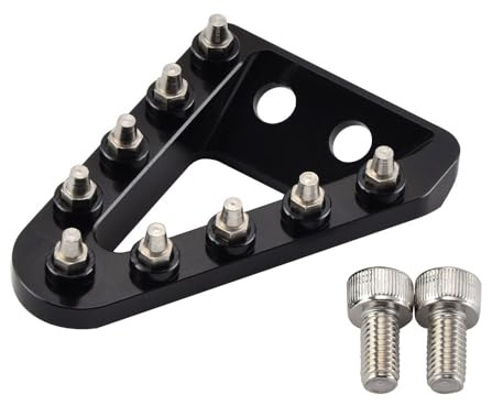 Embout de pédale de frein moto Embout de levier de frein arrière Remplacement pour EXC 300 SXF 250 EXC TPi SX SXF XCW XC XCF 6D 125 250 300 350 450 500 2017-2023 (Noir)