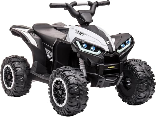 Coche Electrico para Niñosl, Quad Electrico Niño 12V, Cuatrimoto Eléctrica Infantil con Luces Led y Música, Ruedas con Amortiguación, Moto Electrica Multifuncional.