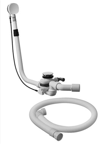 Duravit general - Vaciador automatico rebosadero para bañera exenta diametro desague 52mm