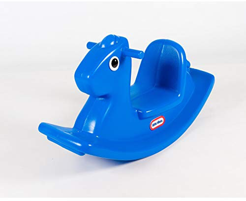 Little Tikes Rocking Horse. Toddler Rocking Toy With Easy Grip Handles & Stable Saddle. Durable, Stable, Kid-Safe Toy For Indoor or Outdoor. Blue Rocking Horse For Kids Aged 18 Months +