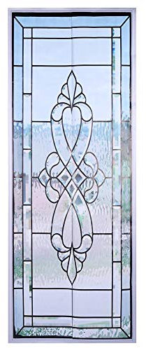 2Pcs Adesivo per porta in vetro autoadesivo Adesivo per finestra impermeabile Pellicola per vetri decorativa Adesivo per finestre rimovibile per la decorazione domestica