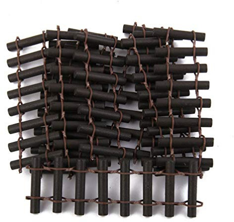 Cabilock 10pezzi Recinzione Decorativa Mini Per Giardino Color Caffè Set Ornamentale Per Bonsai e Terrari Per Paesaggi Miniatura e Decorazioni Creative