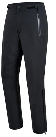 Men's Golf Pants Waterproof Comfort-Fit Rain Pants Lightweight Breathable Hiking Pants with Pockets (Charcoal, XXL)