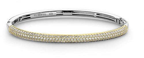 Ti Sento - Milano Damen-Armreif 925er Silber Zirkonia M Bicolor 32022744
