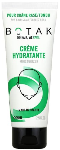 Crème Hydratante BOTAK pour Crâne Rasé et Chauve 97% d'origine naturelle