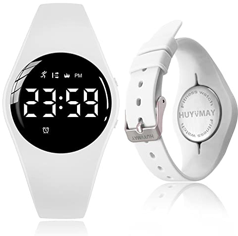 Orologio Pedometro Fitness Tracker Senza App/Bluetooth, Orologio Digitale Impermeabile con Cronometro Sveglia Contacalorie Contatore di Distanza Contapassi, Orologio Sportivo per Donna e Bambini
