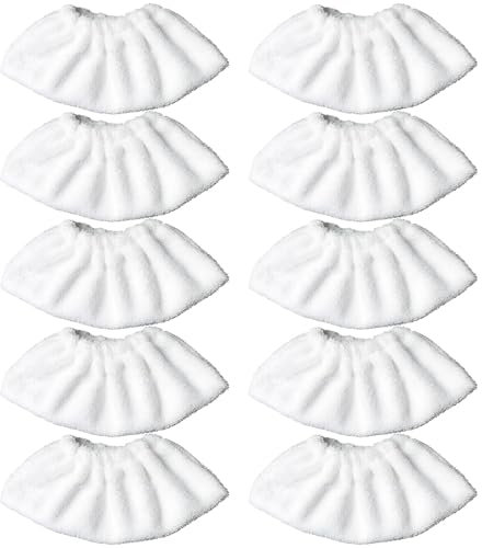 10er Set Mikrofaserbezüge Handdüse überzugsset Kompatibel mit Kärcher Dampfreiniger Zubehör EasyFix SC 2, SC 3, SC 4, SC 5 (für Handdüse)