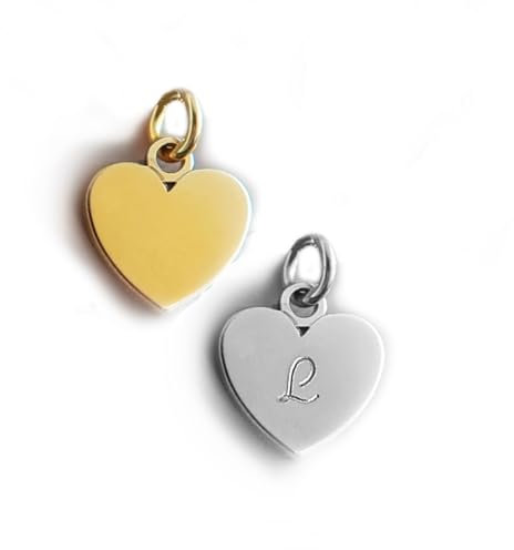 Kleiner Herz Anhänger mit Gravur, 925 Silber oder vergoldet