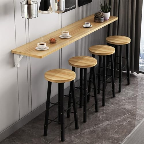 Väggmonterat matbord, väggbord för kök, hängande skrivbord, kök barbord, väggmonterat barbord, väggköksbord, väggmatbord, väggbord, fällbart bord, fällbart köksvägghängning för
