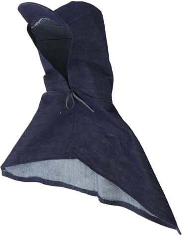 ULTECHNOVO Soft Denim Shawl Cap Unisex Head Protection for Sanding Mask Cutting Mask Diy Painting Safety and Work Protective Gear